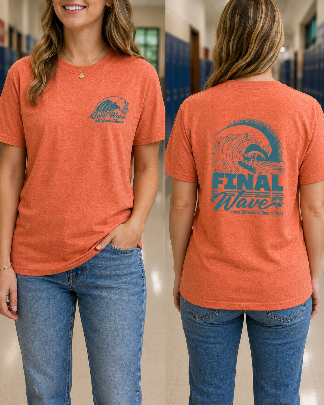 HAUN 5TH GRADE FINAL WAVE UNISEX ADULT SHIRT