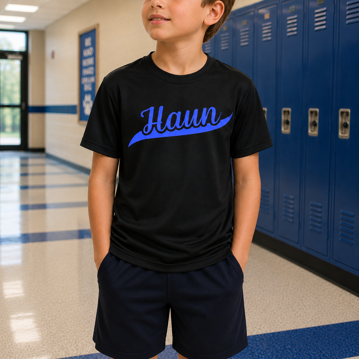 HAUN SPORT UNISEX YOUTH DRI-FIT SHIRT